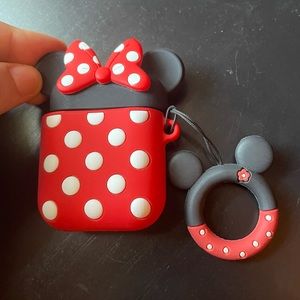 Character themed 1st Generation AirPod Case with ring attachment